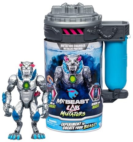 MOOSE TOYS Mr Beast Lab Mutators - Mutatie Kamer Metallic Panther