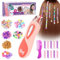 Gifts for Girls: Hair Accessories & Toys Age 5-12 - DIY Hair Princess Decoration Braiding Kit with Gems Stamper