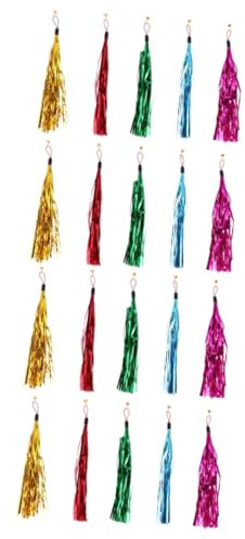 YARNOW 20stücke Interaktive Katzenspielzeug Wands Mit Ersatzteile Für Katzenangel Bunte Spielzeuge Für Kätzchen Fördert Spiel Und Bindung Mit Ihrem