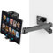 Nakelulu Soporte de Pared para Tablet, Soporte de Pared para iPad con Rotación de 360°, Compatible con Todas Las Tabletas y Teléfonos Móviles de 4,7 a 13,5 Pulgadas