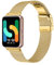 SMYAOSI Galaxy Fit 3 SM-R390 Bracelet Montre Metal Maille - Dégagement Rapide Bracelets pour Homme Femme - Métallique Mesh Watch Strap Connectée Boucle - Samsung Galaxy Fit 3 SM-R390 (Or)