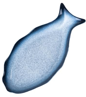 PACKOVE Assiette En Forme Poisson 12 Pouces Plateau Poisson En Céramique Plateau Service Poisson Service Assiette À Dîner Plat Rangement