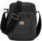 TRP0370 Troop London Klassische Umhängetasche aus Segeltuch, Black Stone Wash