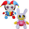 WENAUANG The Amazing Digital Circus Plush Toys, Jax Osterhase Plüschtier, Niedliche Anime Figuren Kaninchen Und Clowns Plüschtier, Ostern Weihnachts Halloween Geburtstagsgeschenke Für Jungen Mädchen