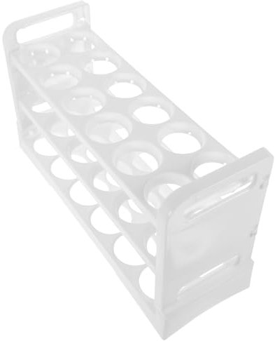 WATIIFUFU Organizador De Huevos Para Refrigerador Con Soporte Transparente Con Diseño Abatible Para Almacenamiento Seguro Puerta De Nevera y Cocina