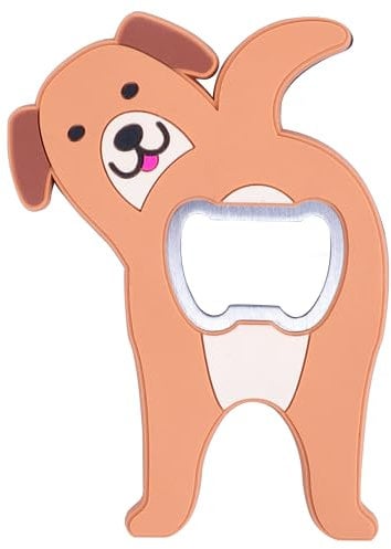 Fizz Creations Dog Butt Magnetic Bottle Opener. Novelty Bottle Openers. Funny Gifting for Dog Lover. Beer Bottle Opener.