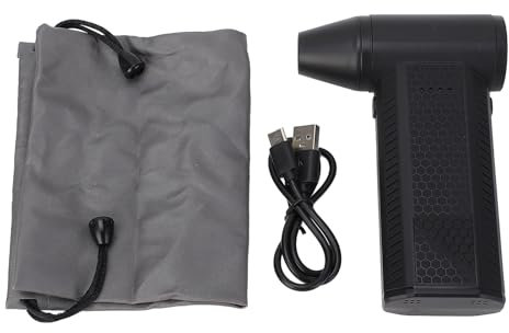 FLEXMAN Compressed Air Duster, 130000 U/Min Speed Turbo Lüfter Handheld, Tragbares Luftgeschirrgebläse, Auto Duster Äußere, Störungen für die Reinigung von Häusern, Büros, Auto