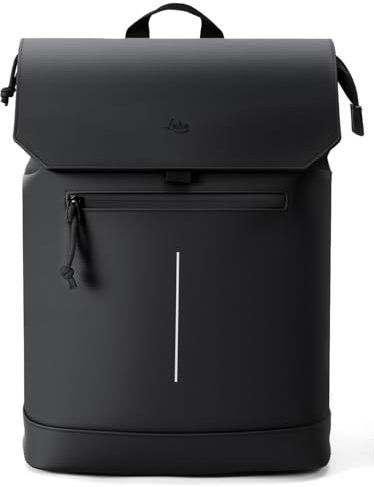 Lekespring Zaino Porta PC Donna 15.6 Pollici – Elegante Zaino Università e Lavoro Donna,Impermeabile per Laptop con Design Moderno, Ideale per Viaggi, Ufficio e Scuola, Nero