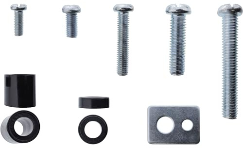InLine Schraubenset für TV Wandhalterung, 40-teilig, Universal VESA Schrauben Set M5 M6 M8 mit Abstandshaltern und Unterlegplatten, 23100A