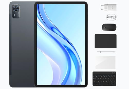 DOOGEE Tab E3 Plus Edición VIP | 12 FHD+ 90 Hz | pantalla IPS | 32 GB de RAM + 256 GB (hasta 2 TB) | cámara de 13MP+5MP | altavoz cuádruple | Wi-Fi 5 | LTE | garantía de 2 años | Gris