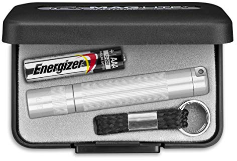 Mag-Lite K3A102 Linterna, Plateado, 8 cm