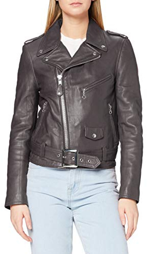 Schott NYC LCW8600, Chaqueta para Mujer, Marrón, M