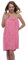 expressbuynow Spa Badetuch für Damen, Rosé, Einheitsgröße