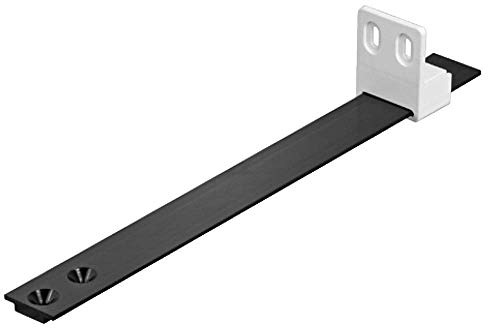 Gedotec Schleppscharnier Kühlschrank-Scharnier Türscharnier für Einbau-Kühlschränke hinter Türen | Kunststoff schwarz - weiß | MADE IN GERMANY | 1 Stück - Möbel-Scharnier inkl. Befestigungsmaterial
