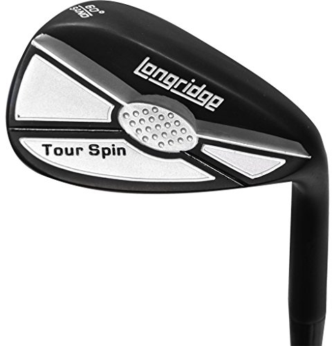 Longridge Tour Spin 64 Deg Golf Wedge, Black