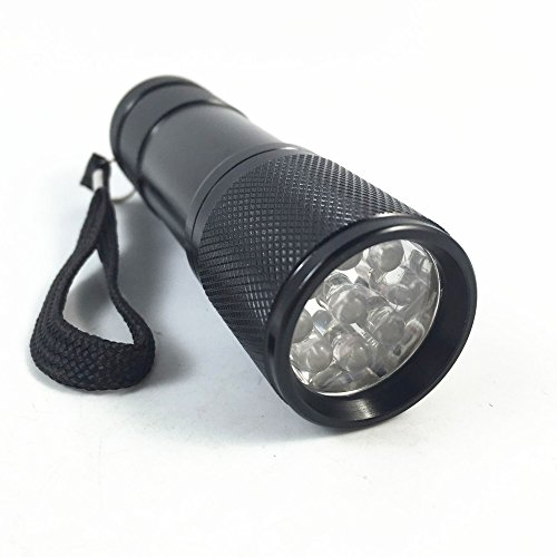 DOREKIN 9LED Red Light Waterproof Flashlight Torch Astronomy Night Vision Camping Black