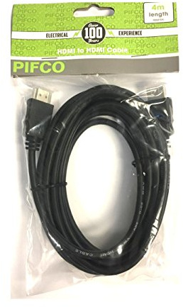 PIFCO AVS1058 HDMI To Cable Lead, Black, 4 m