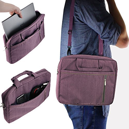 Navitech Purple Sleek Premium Water Resistant Shock Absorbent Carry Bag Case Compatible with The Acer Chromebook 14 CB3-431