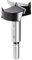 Sourcingmap Forstner Drill Bits 50mm, Tungsten Carbide Wood Hole Saw Auger Opener, Woodworking Hinge Hole Drilling Boring Bit Cutter (Black, Silver Tone)
