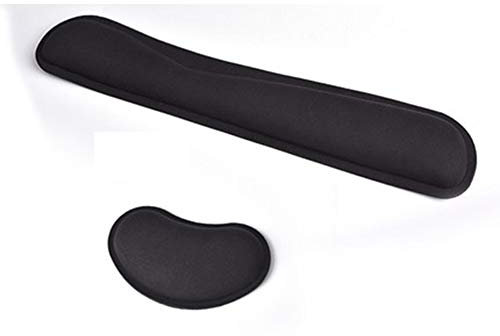 Almohadilla de gel para reposamuñecas de teclado, almohadilla de espuma viscoelástica