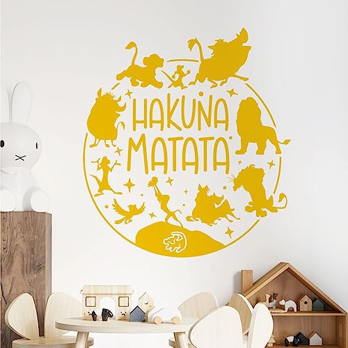Hakuna Matata – Disney Film König der Löwen inspirierter Aufkleber [Sonnenblume]