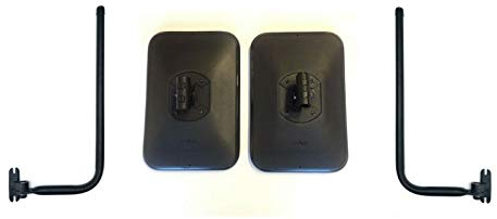 2x Außenspiegel Rückspiegel 305x200 mm ø18-20 LKW mit Spiegelarm Spiegelhalter SET