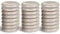 Ezprotekt 45 mm Self-Stick Furniture Sliders 24 Pack, 1-3/4 Round Self-Adhesive Furniture Moving Slider and Glider -Furniture Moving Pads Carpet Protector