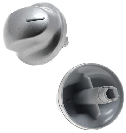sparefixd Silver Control Knob Switch Dial for Indesit Condenser Tumble Dryer