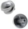 sparefixd Silver Control Knob Switch Dial for Indesit Condenser Tumble Dryer