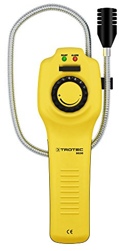 TROTEC Gasdetektor BG30 Schnelle und einfache Detektion von Gasleckagen Gaswarngerät Gasdetektor Gasmessgerät optischer und akustischer Alarm individuelle Kalibrierung