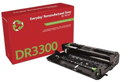 Everyday by Xerox Compatible Brother DR3300 Black Drum, Standard Capacity, Remanufactured