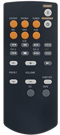 VINABTY RAX15 WF67620 Telecomando di Sostituito Adatto Per Yamaha Audio System AX-397 AX-497 AX397 AX497 RX-V420RDS TX497