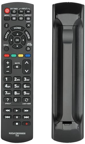 N2QAYB000830 Remote Control Compatible With Panasonic TV TH-LR32E6 TH-LR42E6 TX-L32E6B TX-L32E6E TX-L32E6Y TX-L32EF62 TX-L32ES61 TX-L32EW6 TX-42AS6000E Replacement CONNECTE role