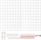 WUZILIN wandgitter Weiß 2er Set,Multifunktionale Gitterwand Wandgitter, Fotowand, DIY Dekoration, Bilderregal, Memotafel, Metall, （45 * 65cm）