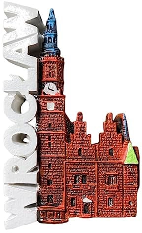 Wroclaw Poland Refrigerator Magnet Travel Souvenir 3D Fridge Decoration Magnetic Sticker Craft Collection
