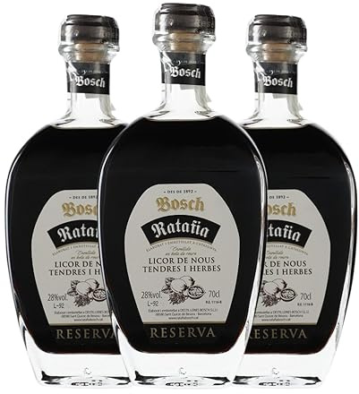 Digestivo Bosch Ratafia Reserva 70 cl (Caja de 3 Botellas de 70 cl)