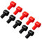 JNNJ 10 Piezas Terminal De Batería Para Coche, Cubiertas De Terminales De Batería Positivo Negativo, Cubiertas Aislador Terminal Batería Protector, Para Moto, Coche, Camión, Barco Marino, Caravana