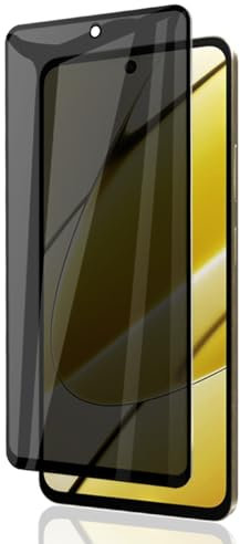 Phlleyaa Protector de Pantalla para Realme 11 5G,Anti Espía de Vidrio Templado 1 Piezas,sin Burbujas Anti Espía para Realme 11 5G Vidrio Templado