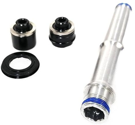 DUANSIYU Schnellspanner Fahrrad Steckachse Aluminium 130mm * 5m Ersetzen Welle Hinterradnabe Rennradnabe QR Adapter Mit Endkappen Fahrradteile Schnellspanner(TA and end caps)