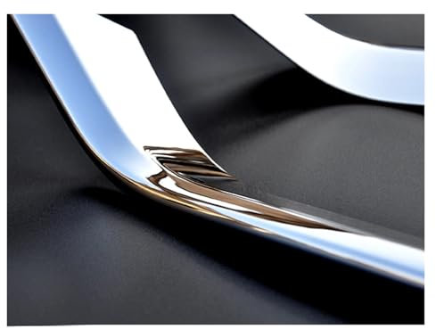 1 Paar Linke Und Rechte Hintere Zierblenden Aus Edelstahl Für Golf Für Mk7 VII 5-türige Limousine 2018 Blende Auspuffblende