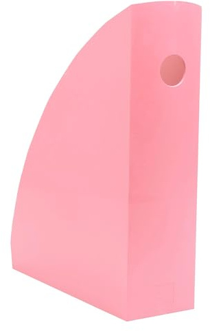 EXACOMPTA - Ref 18271D - 1 MAG-CUBE Autentik magazine holder, magazine folder, catalog, magazine, storage for A4 and A4+ documents - Width 8.2 cm - Candy pink