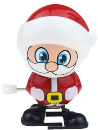 Trredrins 1 x Weihnachts-Spielzeug zum Aufziehen, Weihnachtsmann, Elch, Schneemann, geformte Puppe für Kinder, neues Geschenk, Geburtstag, Jahr, Weihnachten, Party, Festival, Dekoration