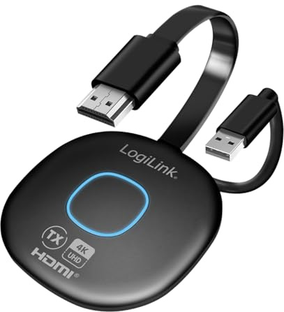 LogiLink HDW0112AT - HDMI-BYOD (Bring Your own Devices)-Transmitter-Einheit für HDW0112, Drahtlos, 50m, FHD 1080p@60Hz