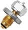 Sreuyong 1 Piece Gas Propane Refill Adapter Refill Output Converter Adapter Silver Camping Bottle Propane Transfer Nozzle