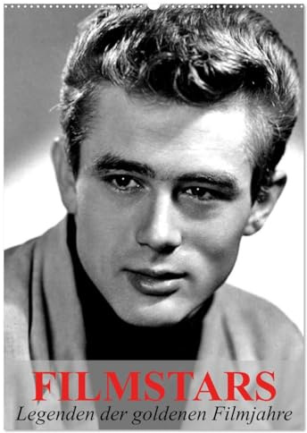 Filmstars - Legenden der goldenen Filmjahre (Wandkalender 2026 DIN A2 hoch), CALVENDO Monatskalender: Die legendären Helden der goldenen Kinojahre (CALVENDO Menschen)