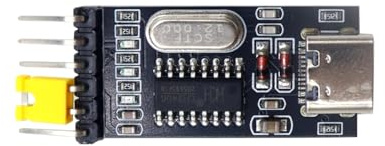 Riven Adaptador serie tipo C a TTL CH340G módulo USB UART convertidor 3,3 V 5 V para microcontrolador STC