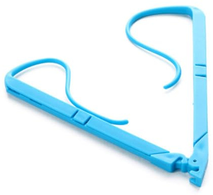 GALPADA Porte-Livre Portable Bleu en PP Pince Réglable pour Livres de Musique et Scolaires, Support Compact en Format Poche pour Lecture Mains Libres