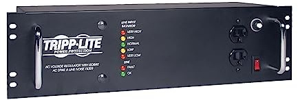 Tripp Lite Line Conditioner 2400W Automatic Voltage Regulator AVR, 1440 Joules AC Surge Protection, 120V 20A 60Hz, 6-Outlets, 6-Feet Cord, 2-Year Warranty & $25,000 Insurance (LC2400)