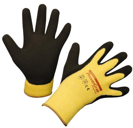 Kerbl 297284 PowerGrab Thermo Winterhandschuh, Gelb, Größe 10