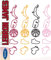 FOCO NBA Miami Heat Lebron James Player Logo Bandz Armbänder